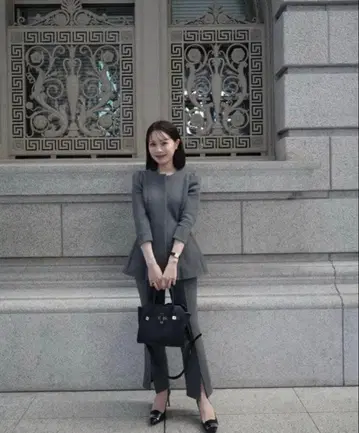 laubeblanc DoubleKnitPeplumJacket&Pants