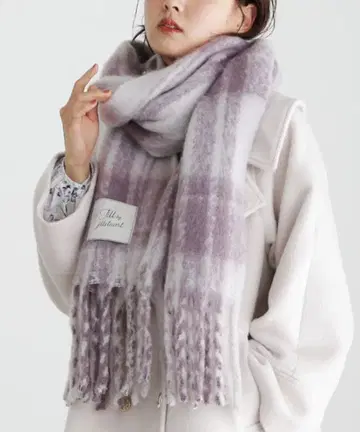 JILL by JILL STUART 체크 루프얀 머플러