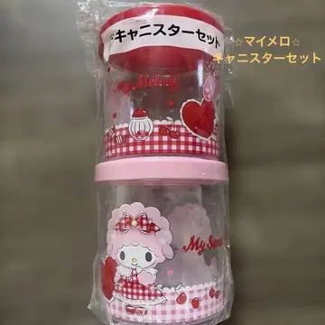 미사용 새상품 My Melody 캐니스터 세트