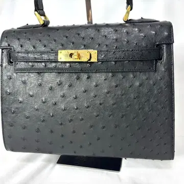 블랙 포멀 천연 가죽 가죽 핸드백 골드 금장 장식 안쪽 스웨이드