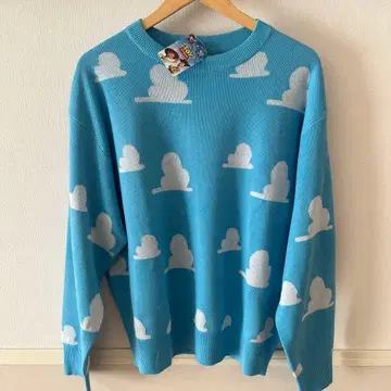 택 포함 새상품 디즈니 토이스토리 앤디의 방 니트 스웨터 L