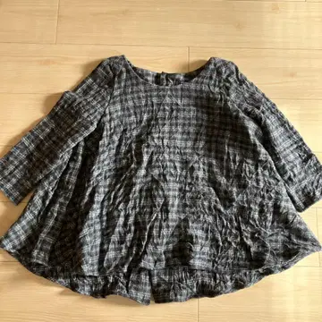 JOURNAL STANDARD 체크 무늬 튜닉 A라인 풀오버