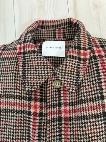 FREAK'S STORE 체크 무늬 셔츠 자켓 M 사이즈