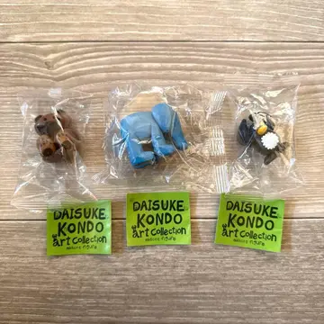 Daisuke Kondo 아트 컬렉션 마스코트 피규어 3개 세트