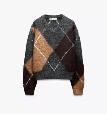 [ 금일 한정 ] ZARA 아가일 니트