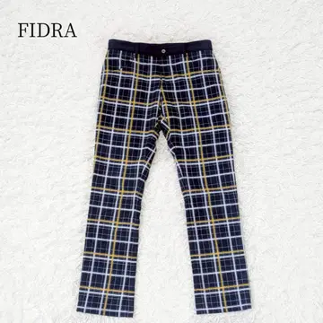 피드라 FIDRA 여성용 골프 팬츠 [ XS ] 네이비 체크 무늬