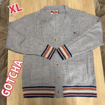 [ 15일까지 SALE 가격 ] GOTCHA 가디건 XL 그레이 중고
