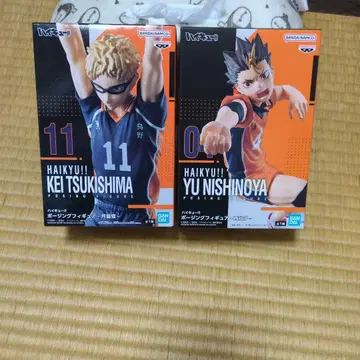 하이큐!! 포징 피규어 츠키시마 케이 니시노야 유우 세트