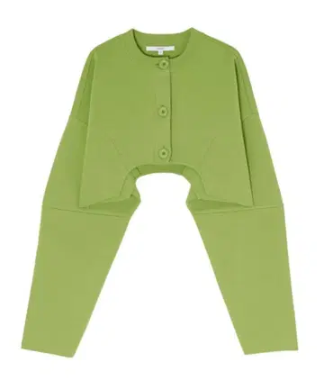 그린 긴팔 IRREGULAR HEM SHORT KT CD