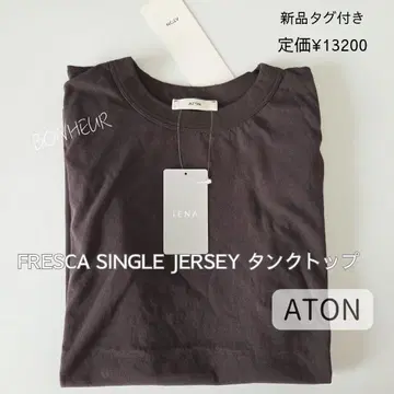 ATON/에이톤 FRESCA SINGLE JERSEY 탱크탑