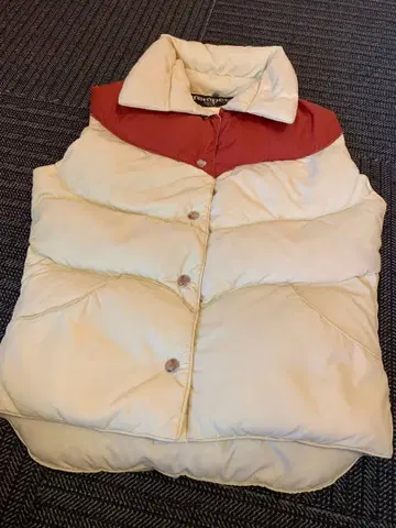 70s TEMPCO 여성용 구스 다운 베스트 M USA 제조