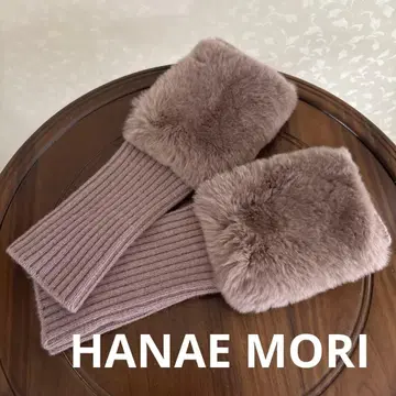 퍼가 달린 니트 암커버