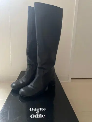 오데트 e 오딜 블랙 롱 부츠