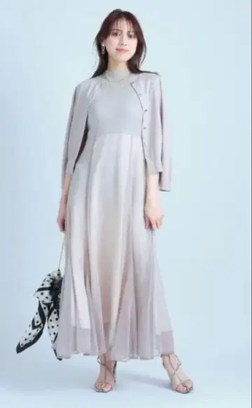 [ Mystrada ] (가디건 세트!) 슬리브리스 에어리 도킹 원피스