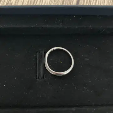 심플 실버 반지 다이아몬드 장식