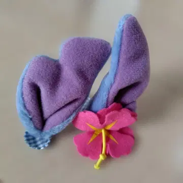 디즈니 스티치 헤어 클립 머리띠