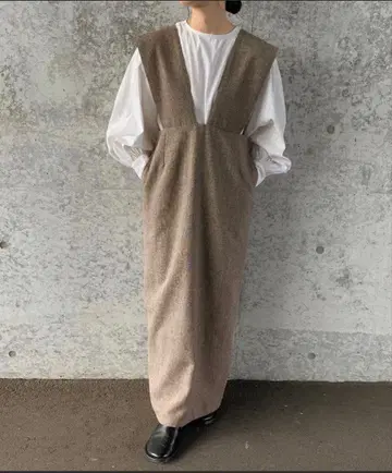 트위드 점퍼 롱 스커트 select MOCA by son