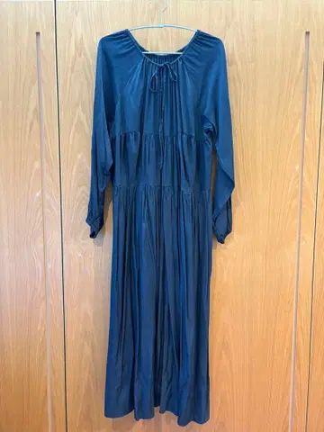 SALON adam et rope 티어드 롱 원피스