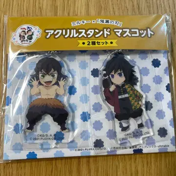 귀멸의 칼날 밀키 아크릴 스탠드 토미오카 기유 하시비라 이노스케