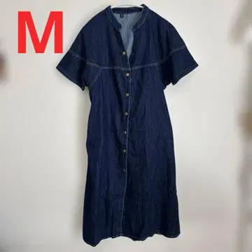 데님 원피스 반팔 M