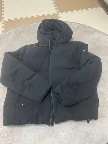 타미 다운 자켓 L 사이즈 블랙