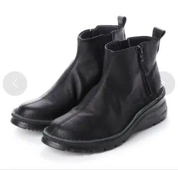 Milla sports 4E 소가죽 사이드 지퍼 부츠 24cm