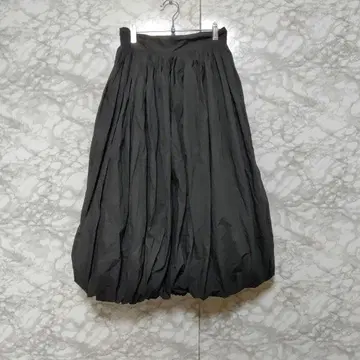 PATIENT HOME 벌룬 스커트 종아리 기장 플레어 스커트 M