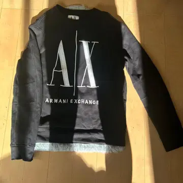Armani Exchange 크루넥 맨투맨 M 사이즈 블랙