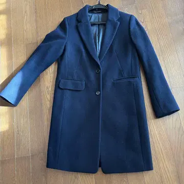 BABYARDSTORM 네이비 체스터 코트