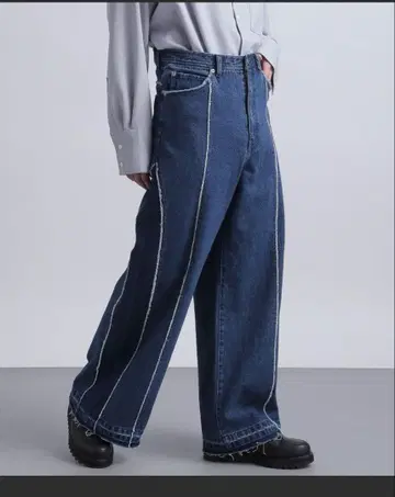 컷오프 디자인 데님 팬츠(HARE)