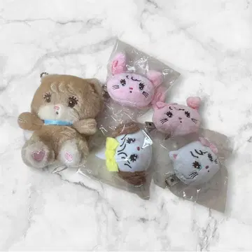 mikko 봉제 인형 마스코트 헤어핀