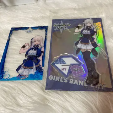 걸즈밴드클라이 갈클라 아이 중국 2주년 아크릴 스탠드 클리어 카드