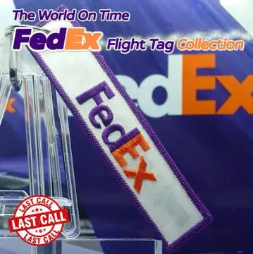 세계를 제패하는 인테그레이터 페덱스 익스프레스 자수 플라이트 태그