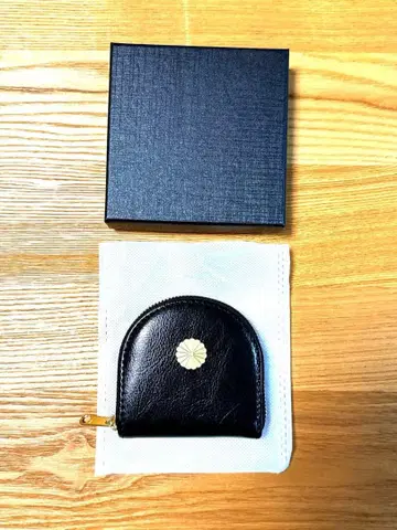 황거 말발굽 동전 지갑 블랙
