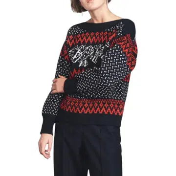 유나이티드 별주 바토너 노르딕 보트넥 니트