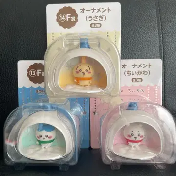 치이카와 (먼작귀) 에니마이 복권 F상 오너먼트 3종