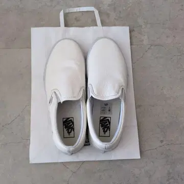 Vans 화이트 슬립온 스니커즈