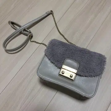 RODE SKO 그레이 숄더백 퍼 포함