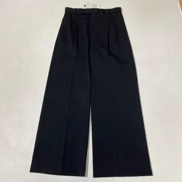미사용 <H> 도스킨 2 플리츠 와이드 팬츠