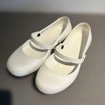 crocs 화이트 alice work 21cm 미사용 새상품