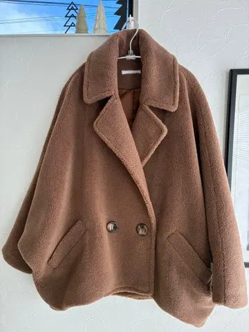 FENNEL 브라운 플리스 자켓