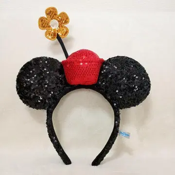 디즈니 머리띠 스팽글 미니 마우스 레트로