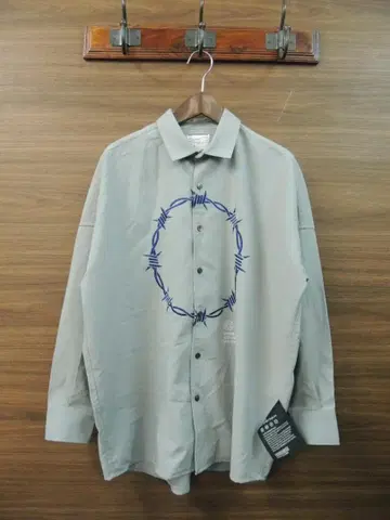 21SS SHAREEF BARBED WIRE emb. L/S SHIRTS