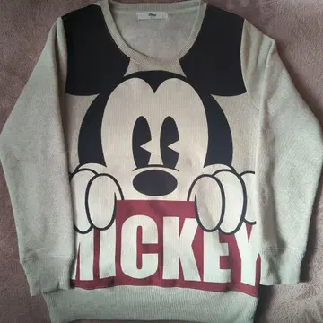 Disney 미키마우스 맨투맨 L 그레이
