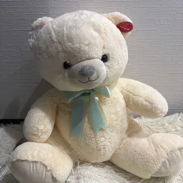 새상품 마이 큐트 베어 슈퍼 점보 봉제 인형 TAITO 한정판 크림