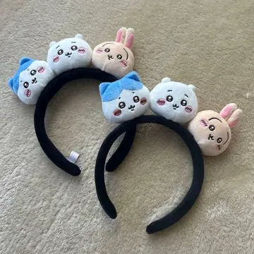 하치와레 치이카와 (먼작귀) 토끼 머리띠