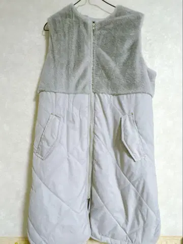 퍼 절개 롱 베스트