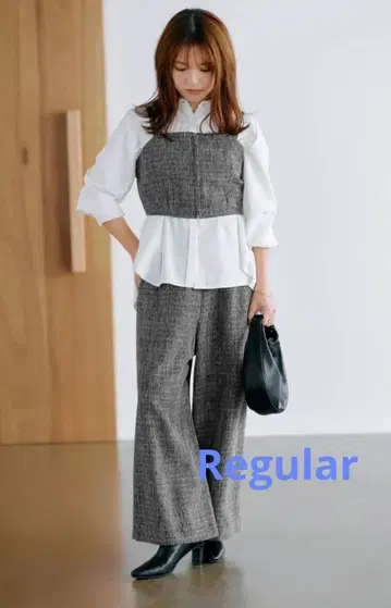 라메 트위드 세트 올인원 - short & regular