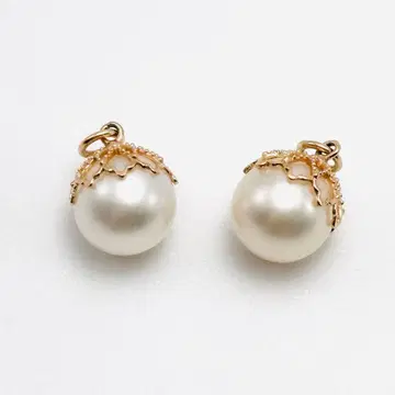 agete 귀걸이 참 펄 밀우치 시스루 k10 각인