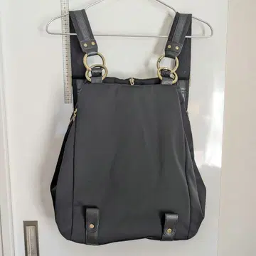 이아파피요네 3way 나일론 백팩 토트 블랙